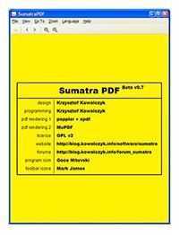 Sumatra PDF 1.0.1